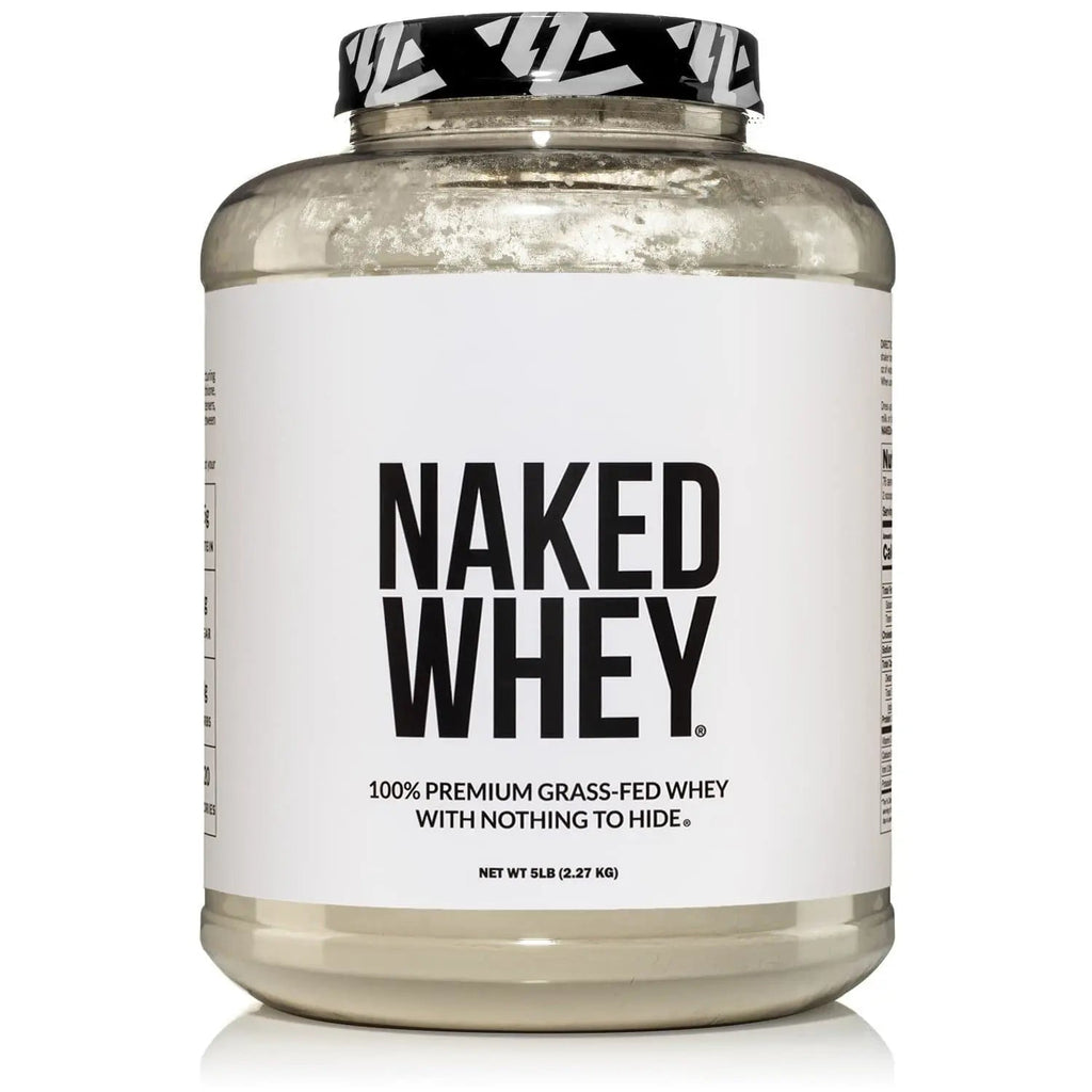 NAKED WHEY 5LB 100% Grass Fed Unflavored Whey Protein Powder - US Farms - TrustMedUSA