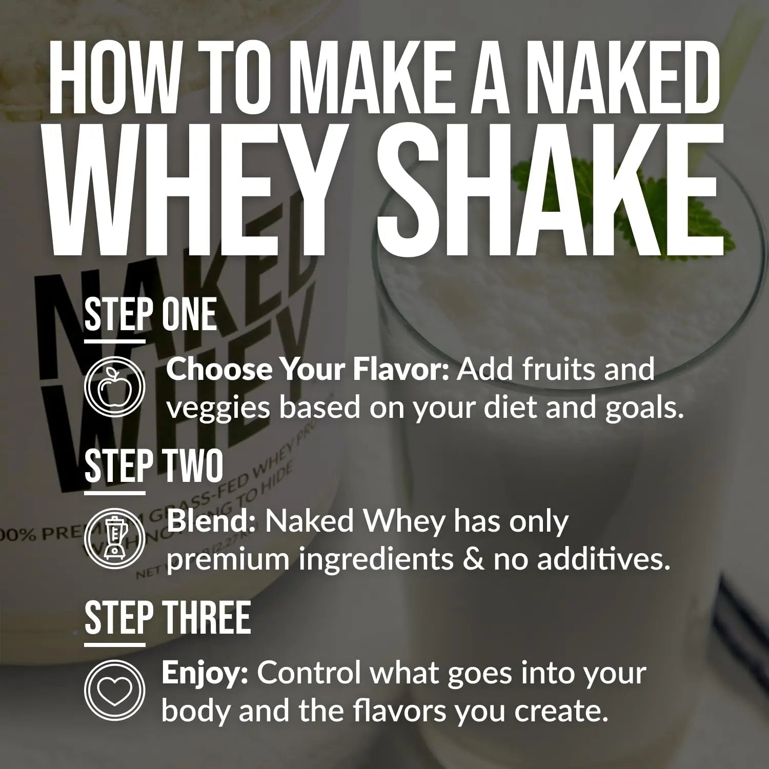 NAKED Whey Protein Powder (Chocolate PB, 2 LB) - TrustMedUSA