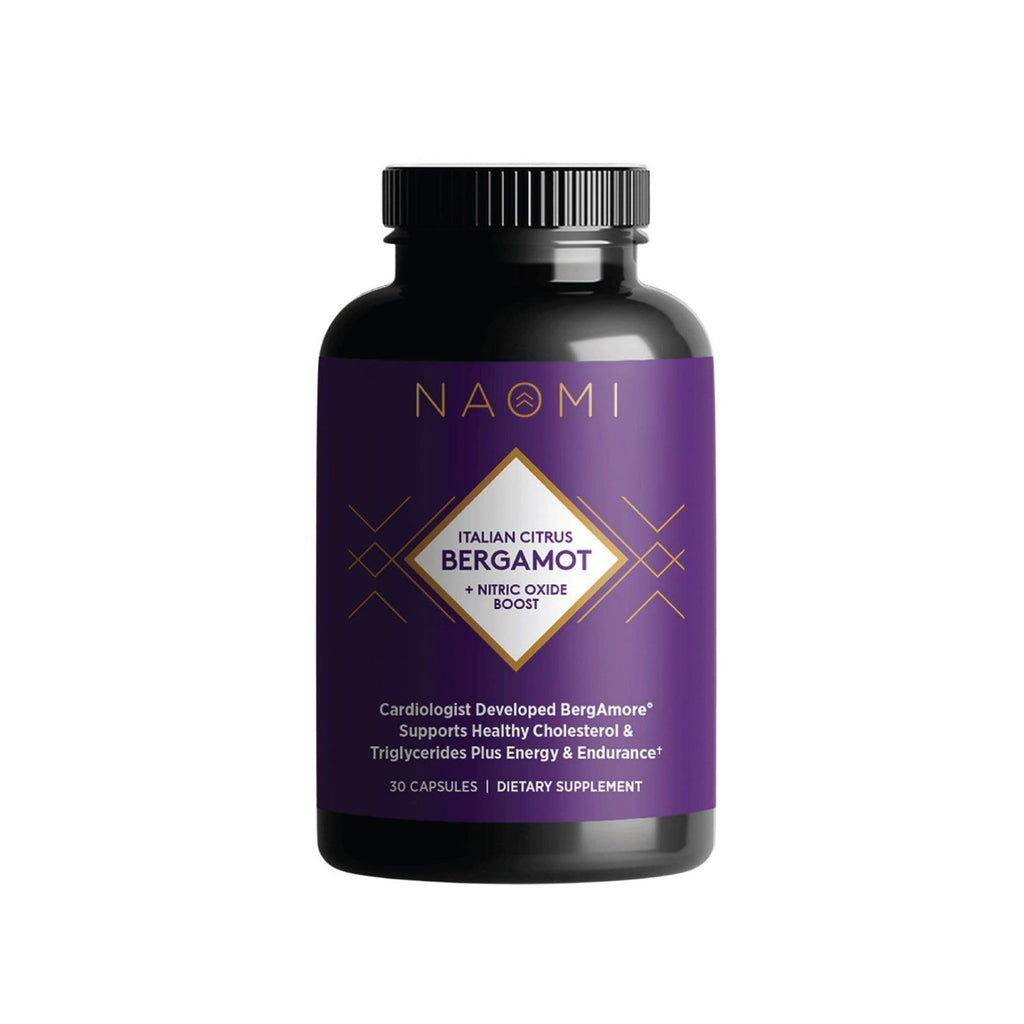NAOMI Italian Citrus Bergamot Plus Nitric Oxide Boost, Award-Winning Cardiologist Dvlpd, Supports Healthy Cholesterol & Blood Pressure in Normal Range, with 7 Key Polyphenols, 30-Day Supply - TrustMedUSA