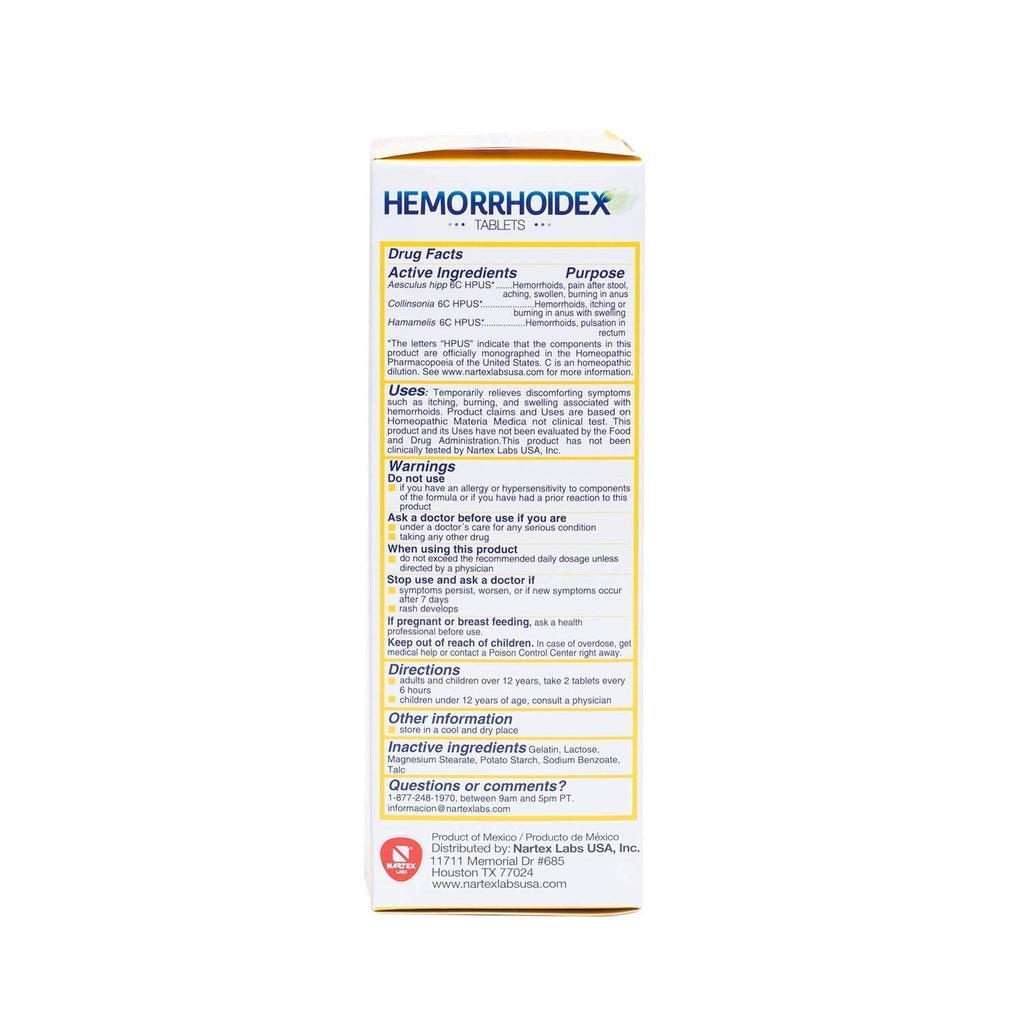 Nartex Hemorrhoid X Treatment Combo Pack 1 Tube & 30 Tablets - TrustMedUSA