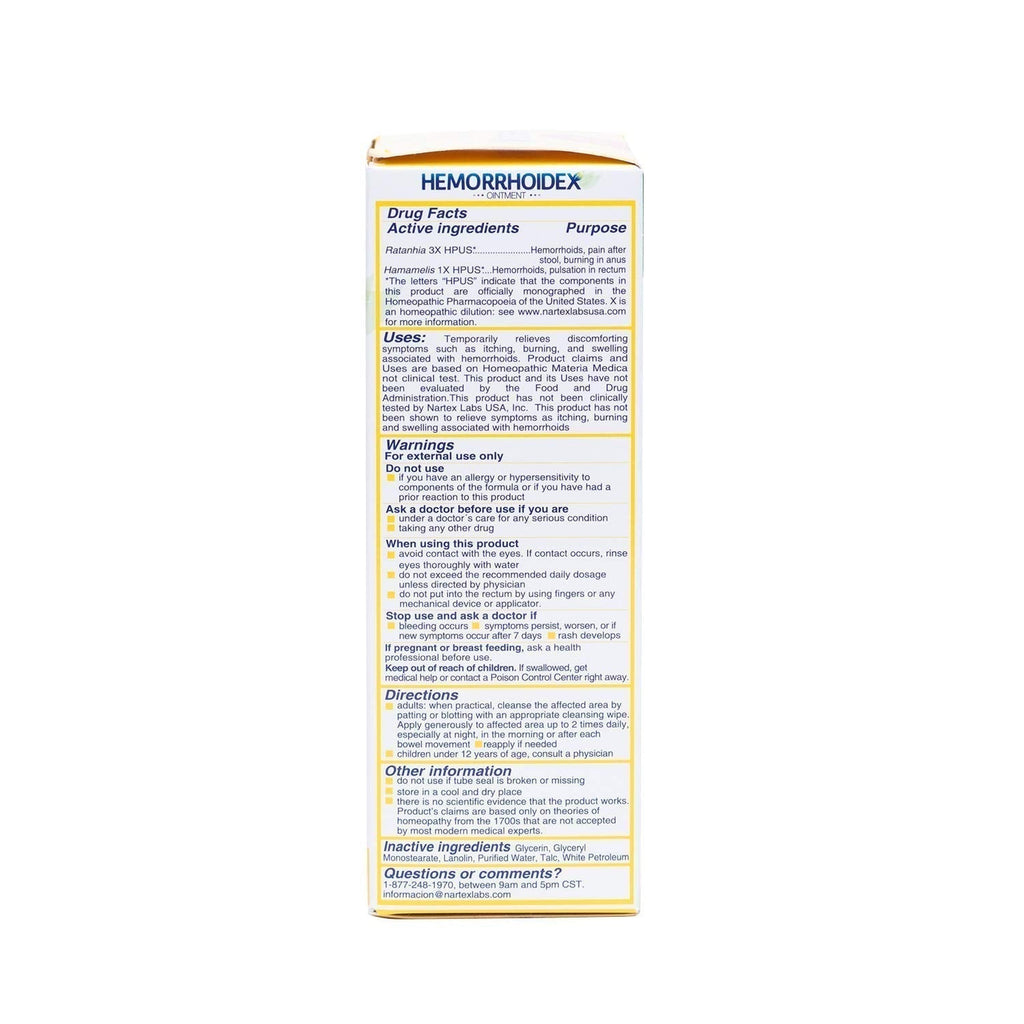 Nartex Hemorrhoid X Treatment Combo Pack 1 Tube & 30 Tablets - TrustMedUSA