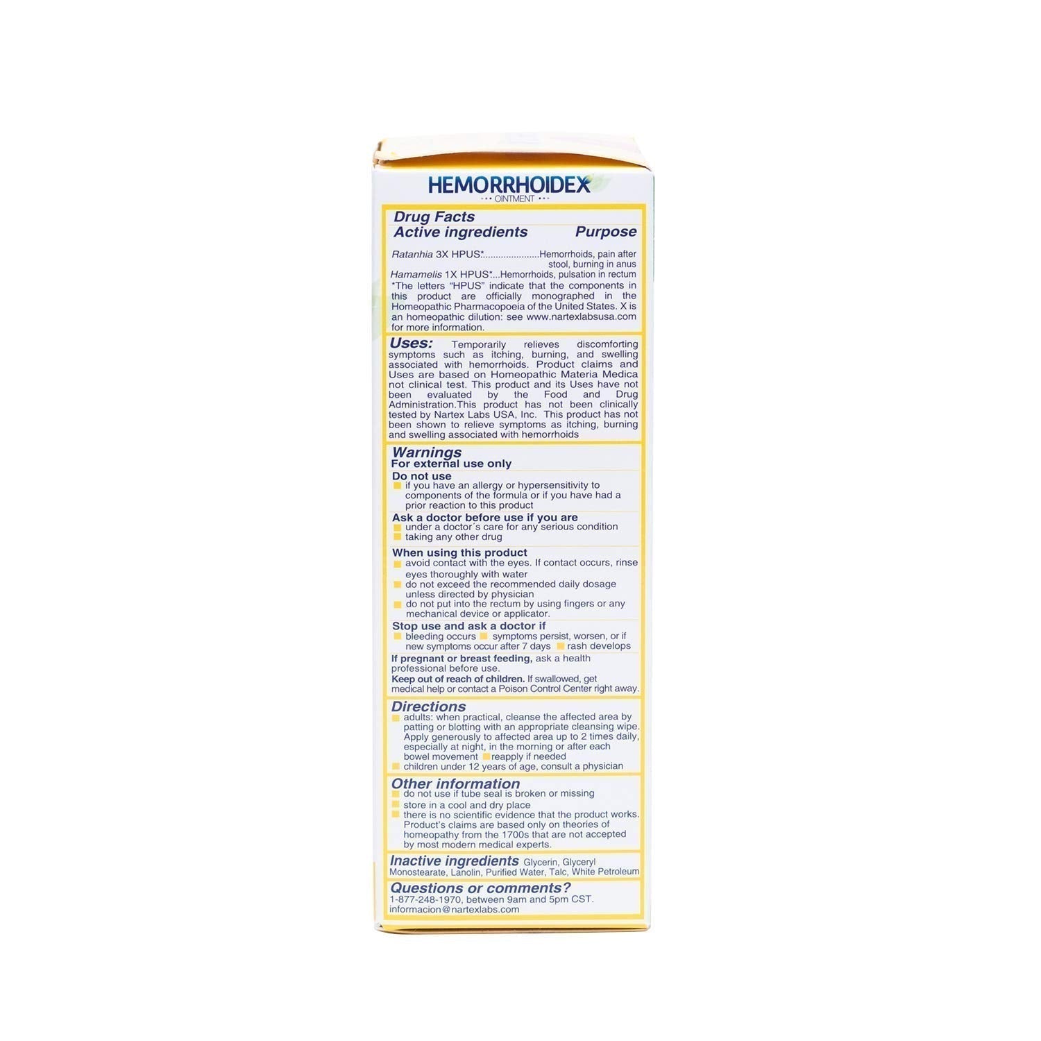 Nartex Hemorrhoid X Treatment Combo Pack 1 Tube & 30 Tablets - TrustMedUSA