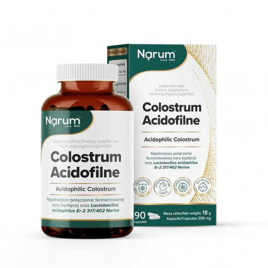 NARUM Colostrum Acidophilus 200 mg, 90 capsules - TrustMedUSA