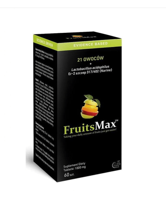 NARUM FruitsMax 1000 mg Narine probiotic 60 tabs - TrustMedUSA