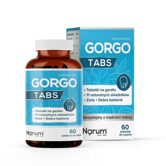 Narum Gorgo Tabs 600 mg, 60 lozenges - TrustMedUSA