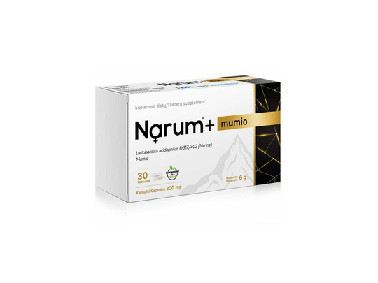 Narum Lactobacillus + Mumio 200 mg | 30 capsules dietary supplement - TrustMedUSA