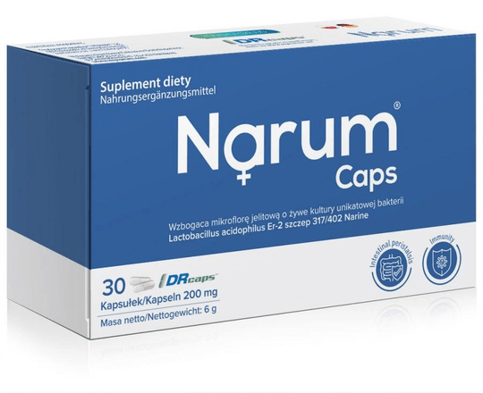 Narum Narine Lactobacillus Acidophilus Er-2 Strain 317/402 Probiotic 30 Caps - TrustMedUSA