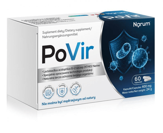 NARUM PoVir 400 mg | 60 capsules DEFENSE AND REPAIR INFECTIONS - TrustMedUSA