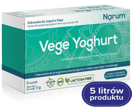Narum Vege Yoghurt - starter for making vegan homemade yogurt - TrustMedUSA
