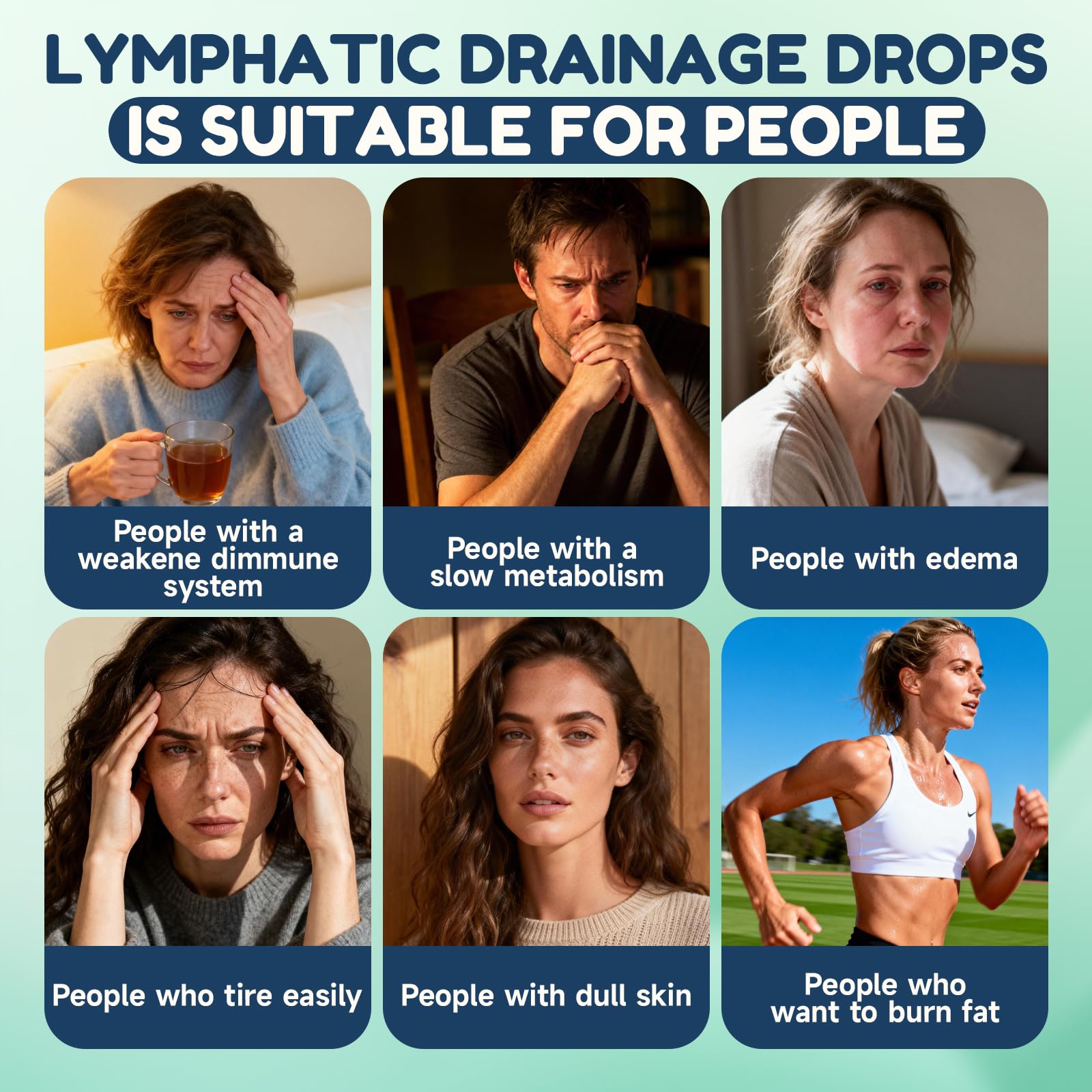 NaSeny Lymphatic Drainage Drops, 9 IN1 Lymphatic Drainage Supplements for Detox & Cleanse, Immune System Support with Echinacea, Elderberry, Dandelion, Arctium Lappa, 2 FL OZ - Maple Wellness Supplements