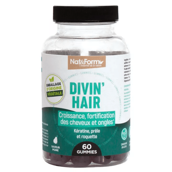 Nat & Form Les Splendid Divin'Hair 60 gummies - TrustMedUSA