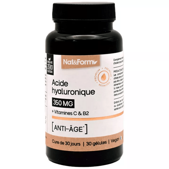 Nat & Form Nutraceutique Hyaluronic Acid 30 Capsules - TrustMedUSA