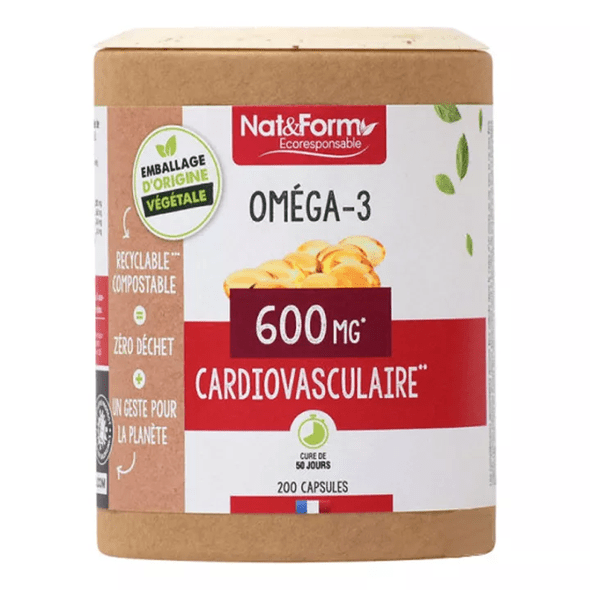 Nat & Form Omega-3 200 Capsules - TrustMedUSA