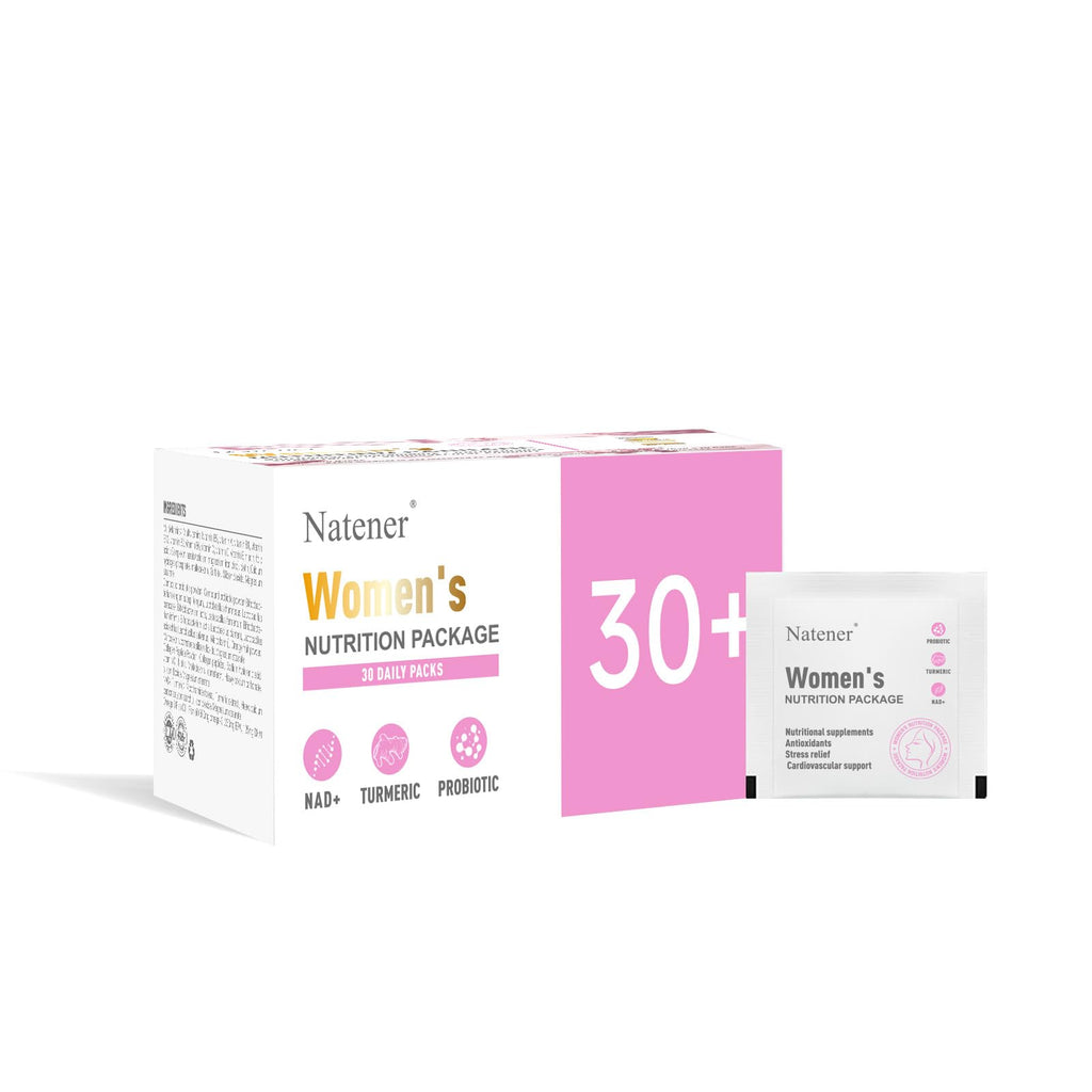 Natener 6 in 1 Women Vaginal Probiotics, 80B CFU Lactobacillus + 800mg Omega-3 + 250mg NAD+ + 179.5mg Vitamin C Promote Healthy Vaginal Odor & Vaginal Flora - TrustMedUSA