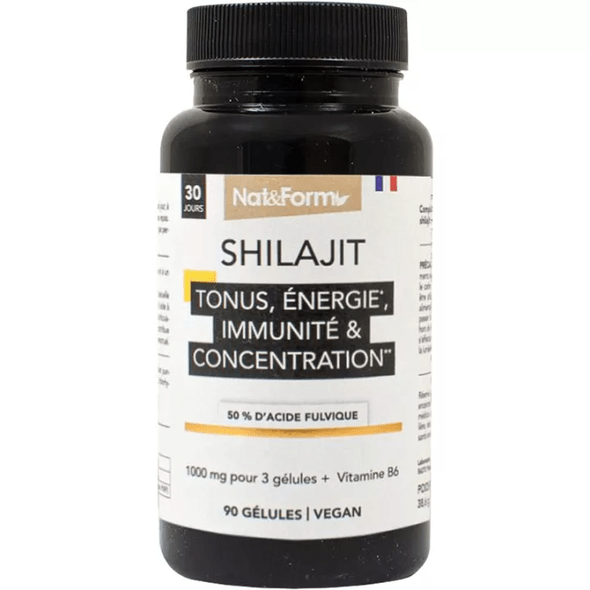 Nat&Form Nutraceutiques Shilajit 90 capsules - TrustMedUSA
