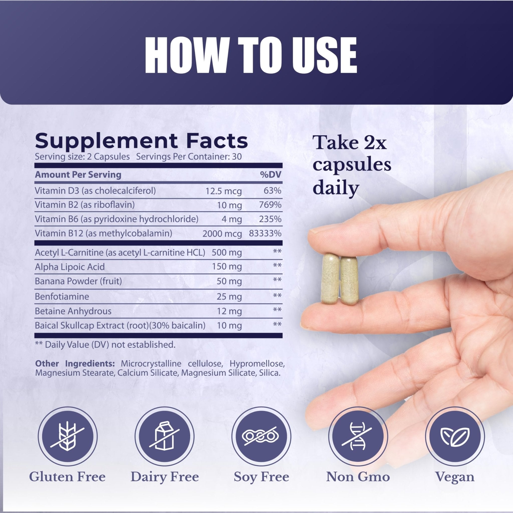 NATION HEALTH MD N-Balance 8 - Nerve Support Formula - Nerve Support Supplement with Alpha Lipoic Acid, Benfotiamine and ALA - Nerve Health Supplements for Men & Women, 120 Capsules - TrustMedUSA