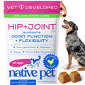 Native Pet Inflammatory Care - Pain Relief for Dogs - Green-Lipped Mussel, Turmeric & Collagen for Dogs - Hip and Joint Supplement Supports Healthy Inflammatory Response & Joint Comfort - 60 Chews - TrustMedUSA