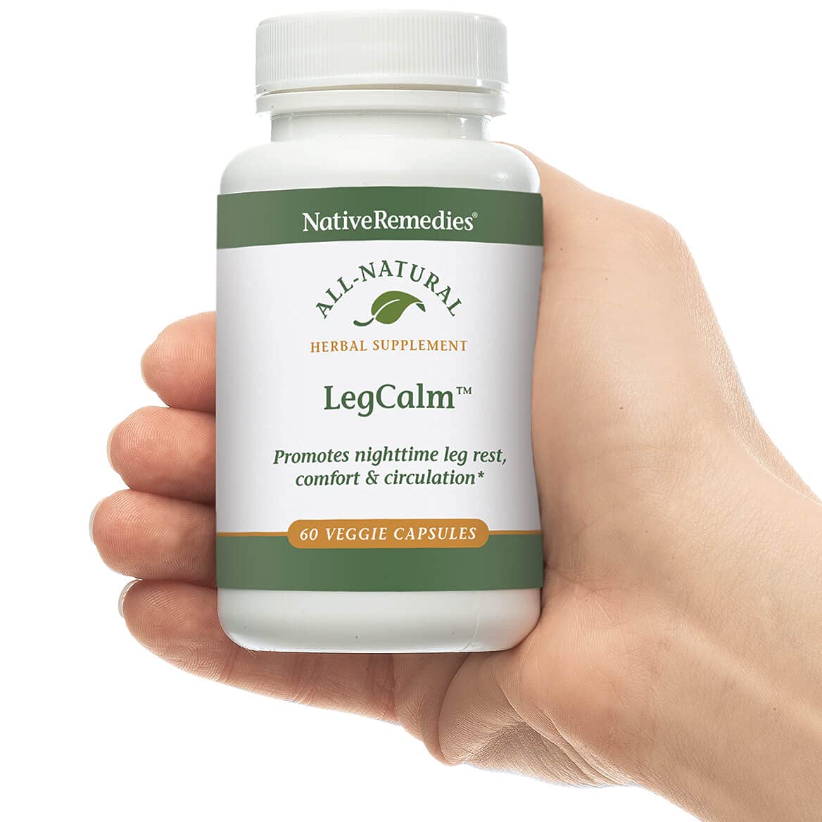Native Remedies Leg Calm for Rested Legs and Limb Comfort at Night, 60 Veggie Caps - TrustMedUSA