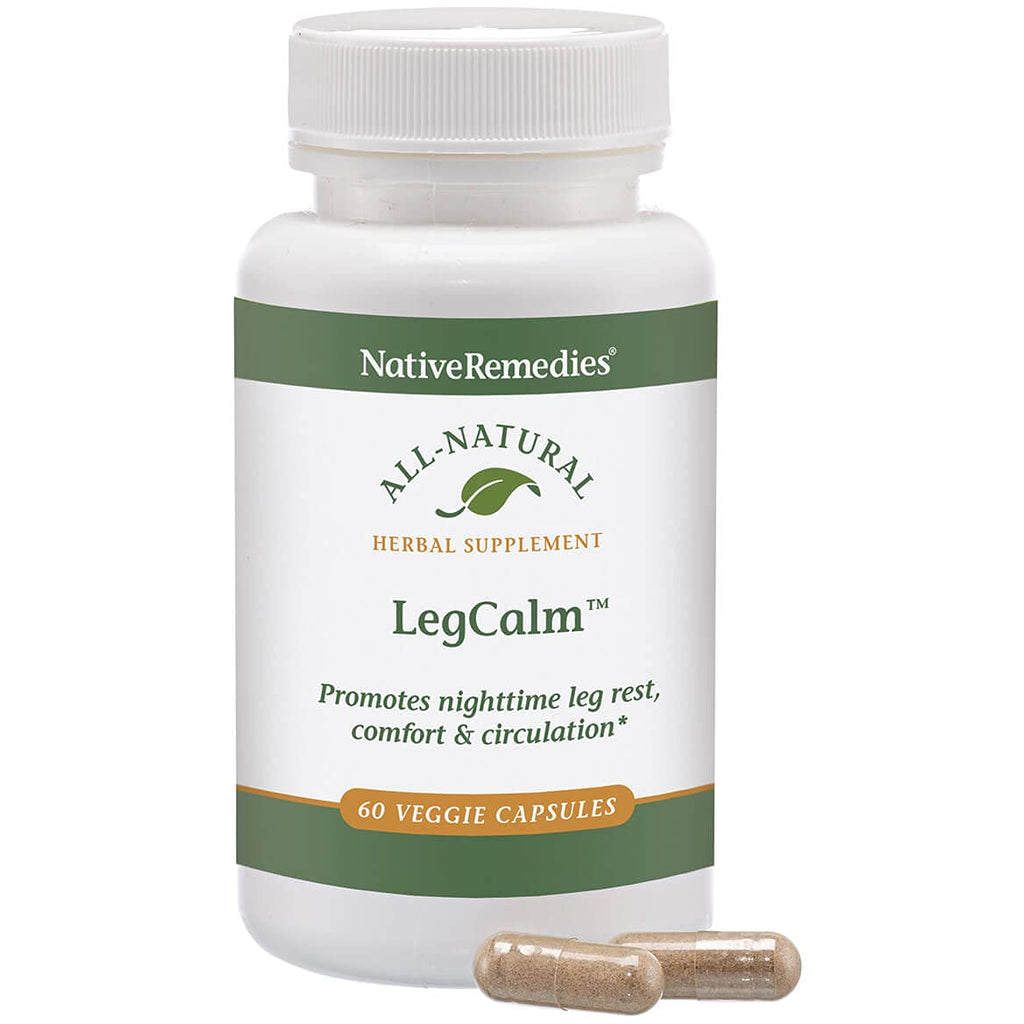 Native Remedies Leg Calm for Rested Legs and Limb Comfort at Night, 60 Veggie Caps - TrustMedUSA