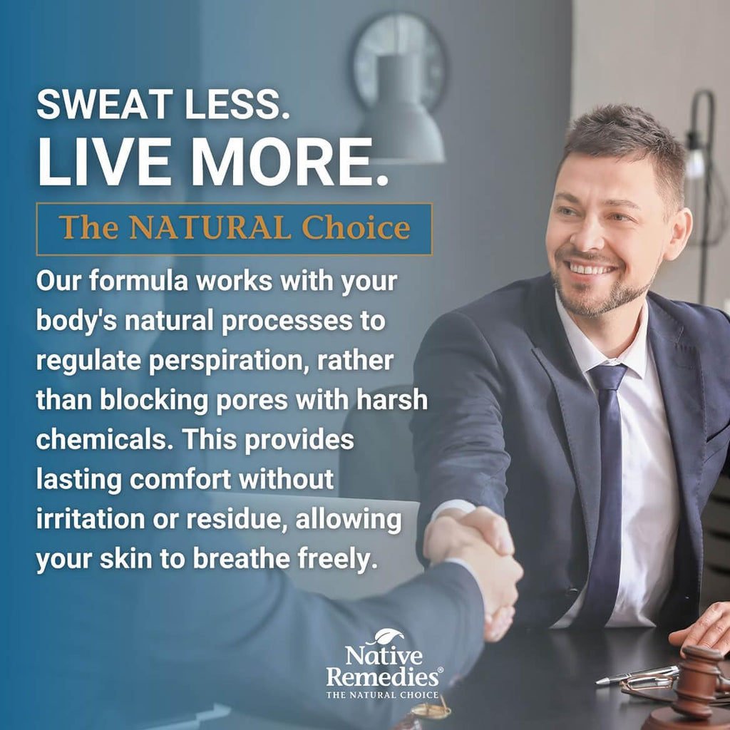 Native Remedies Sweat-Less - Natural Homeopathic Formula for Excessive Sweating, Perspiration and Clamminess - 59 mL - TrustMedUSA
