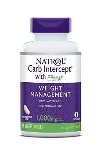 Natrol Carb Intercept with Phase 2 Carb Controller Capsules, White Kidney (Pack of 12) - TrustMedUSA