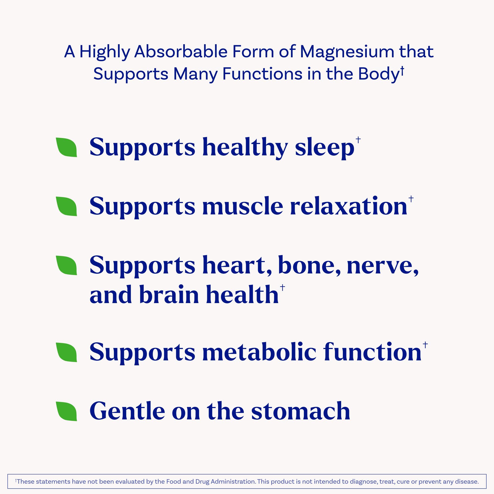 Natrol Magnesium Glycinate Supplements 240 mg - High Absorption - Calm Magnesium Glycinate for Sleep - 60 Capsules, 30 Day Supply - TrustMedUSA