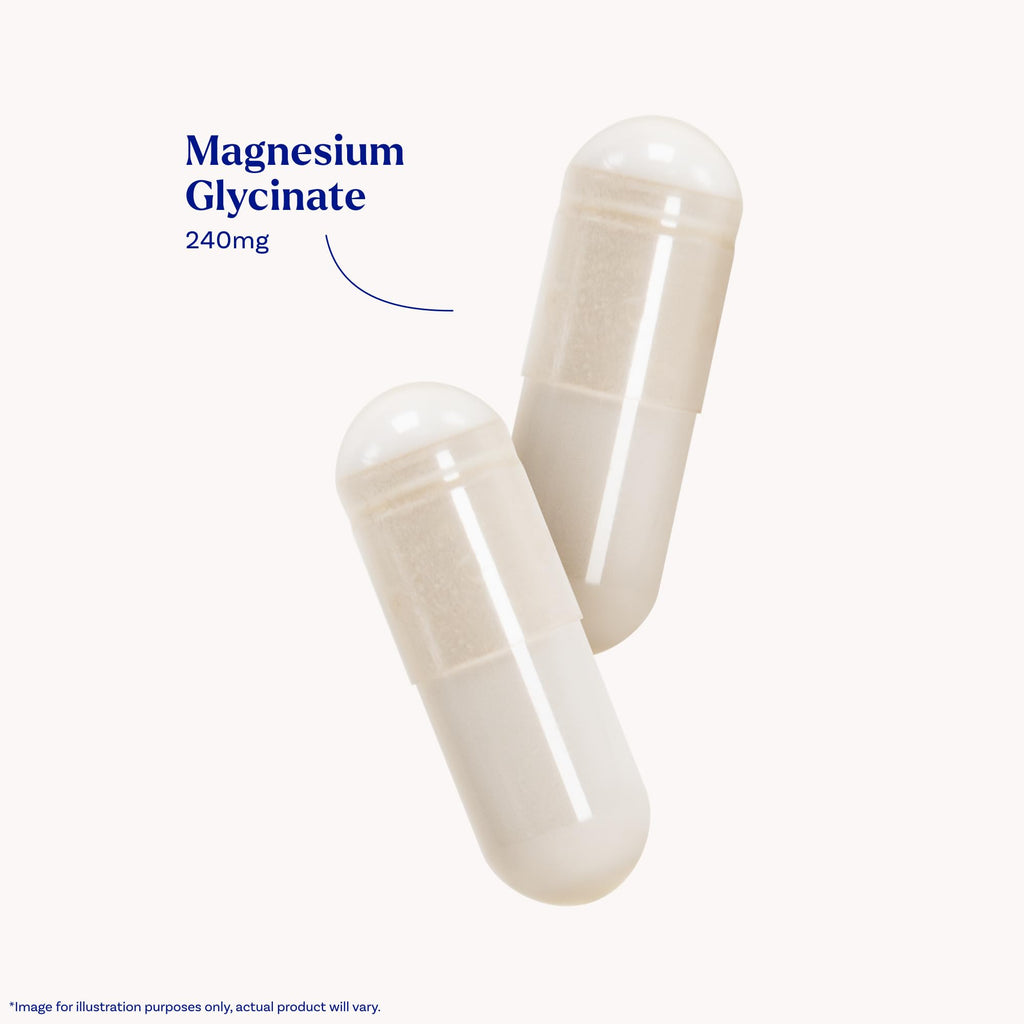 Natrol Magnesium Glycinate Supplements 240 mg - High Absorption - Calm Magnesium Glycinate for Sleep - 60 Capsules, 30 Day Supply - TrustMedUSA