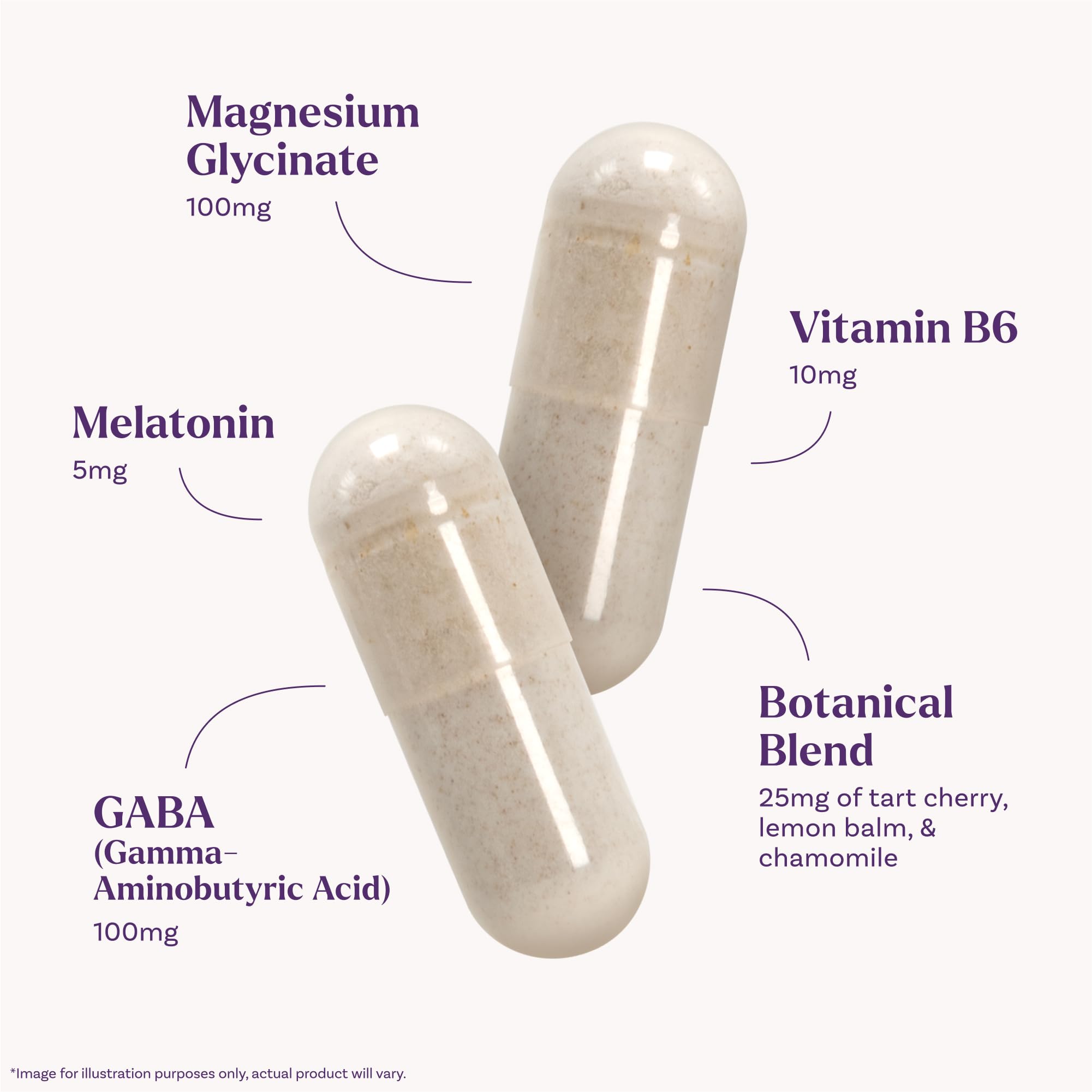 Natrol Sleep & Restore Capsules - Calm Magnesium Glycinate, Magnesium Sleep Aid with GABA, Melatonin 5mg, Botanical Blend, 30 Day Supply - TrustMedUSA