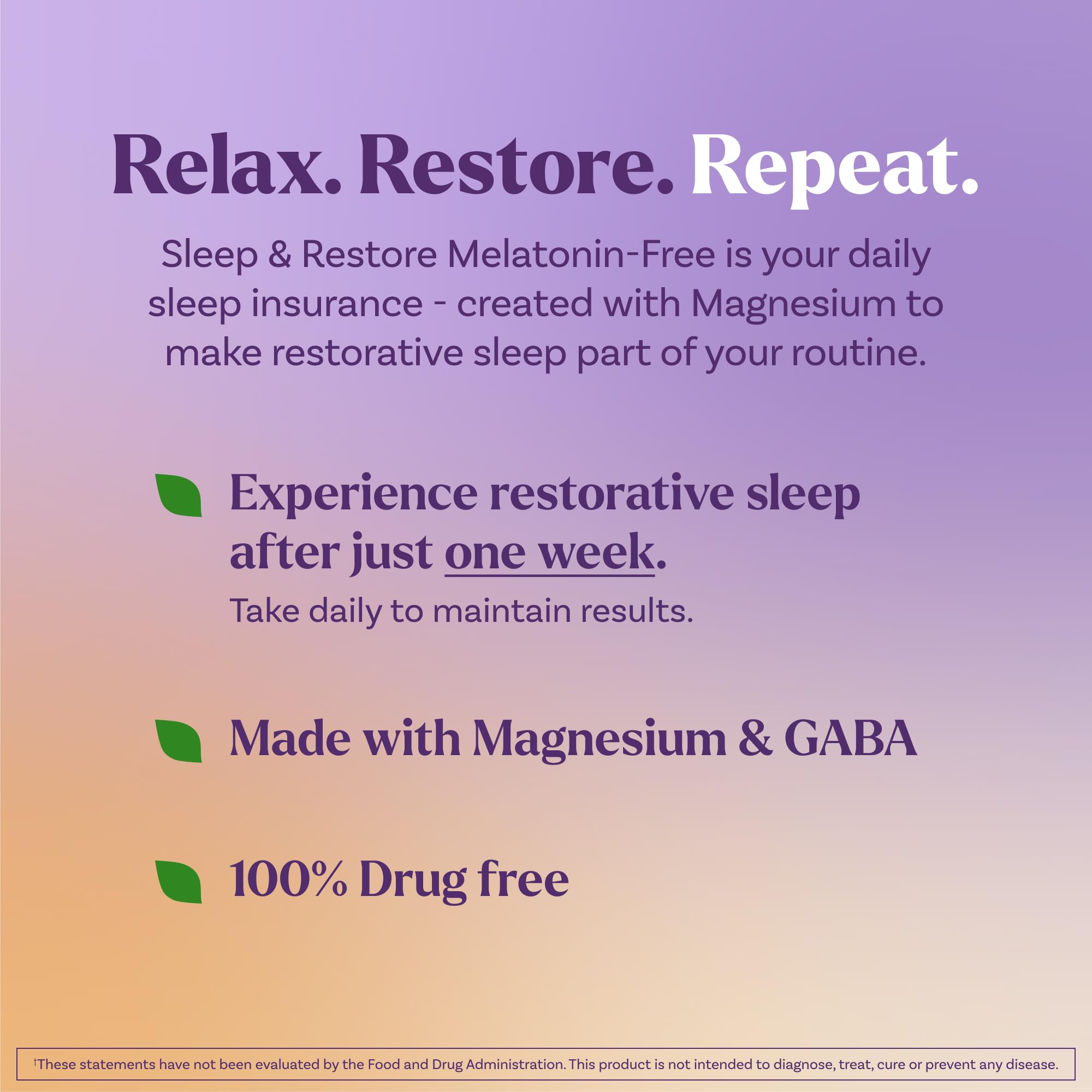 Natrol Sleep & Restore Magnesium Glycinate Blend Gummies, Magnesium for Sleep Aids for Adults, Melatonin-Free, Cherry Flavored, 30 Day Supply - TrustMedUSA