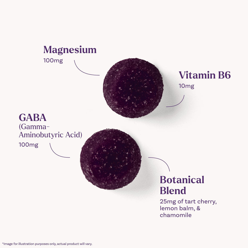 Natrol Sleep & Restore Magnesium Glycinate Blend Gummies, Magnesium for Sleep Aids for Adults, Melatonin-Free, Cherry Flavored, 30 Day Supply - TrustMedUSA