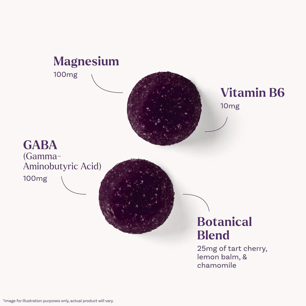 Natrol Sleep & Restore Magnesium Glycinate Blend Gummies, Magnesium for Sleep Aids for Adults, Melatonin-Free, Cherry Flavored, 30 Day Supply, 60 Gummies (Pack of 2) - TrustMedUSA
