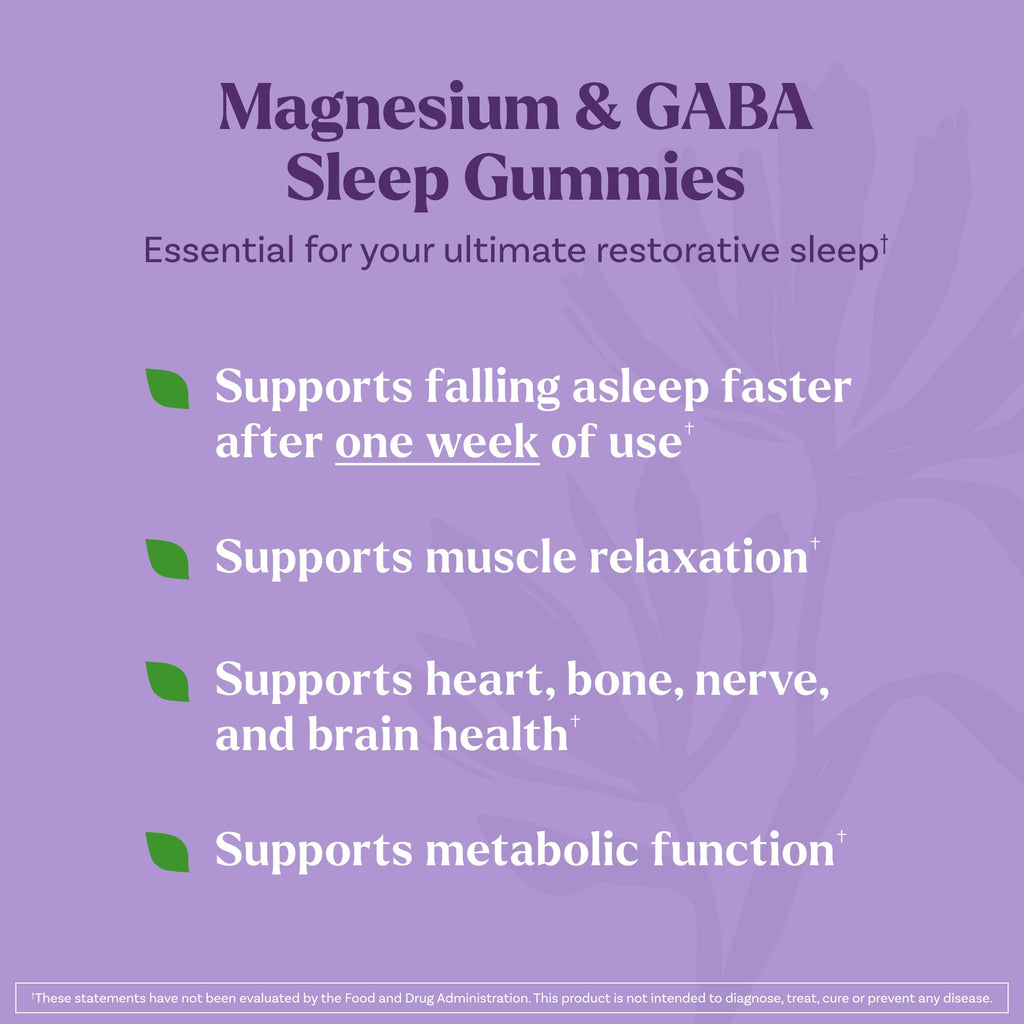 Natrol Sleep & Restore Magnesium Glycinate Blend Gummies, Magnesium for Sleep Aids for Adults, Melatonin-Free, Cherry Flavored, 30 Day Supply - TrustMedUSA