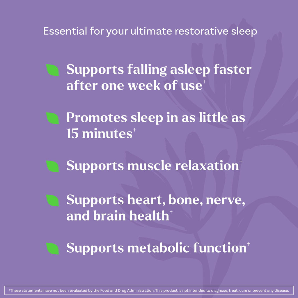 Natrol Sleep + Restore Magnesium Glycinate Blend Gummies with Melatonin 5mg - Calm Magnesium with GABA, Botanical Blend, Cherry Flavor, 60 Gummies - TrustMedUSA