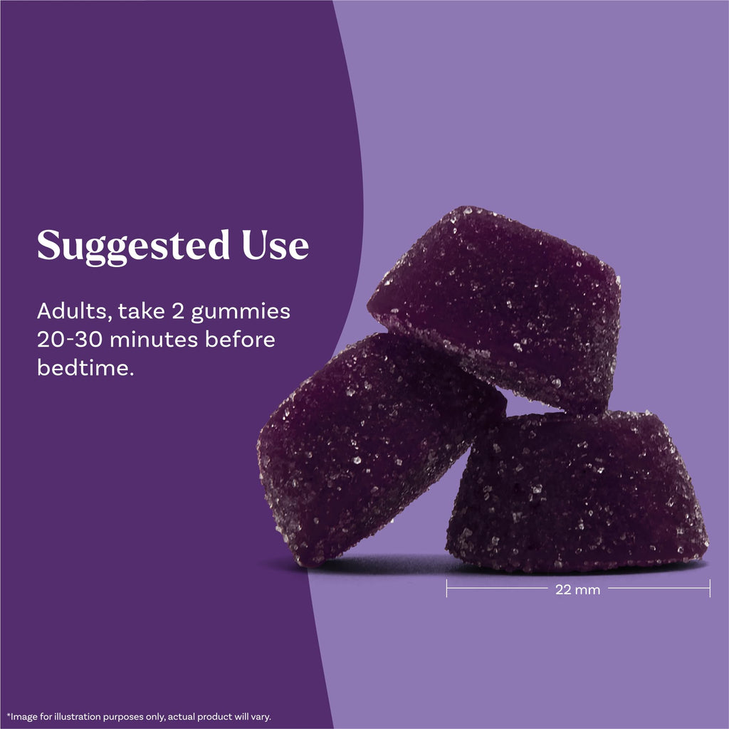 Natrol Sleep + Restore Magnesium Glycinate Blend Gummies with Melatonin 5mg - Calm Magnesium with GABA, Botanical Blend, Cherry Flavor, 60 Gummies - TrustMedUSA