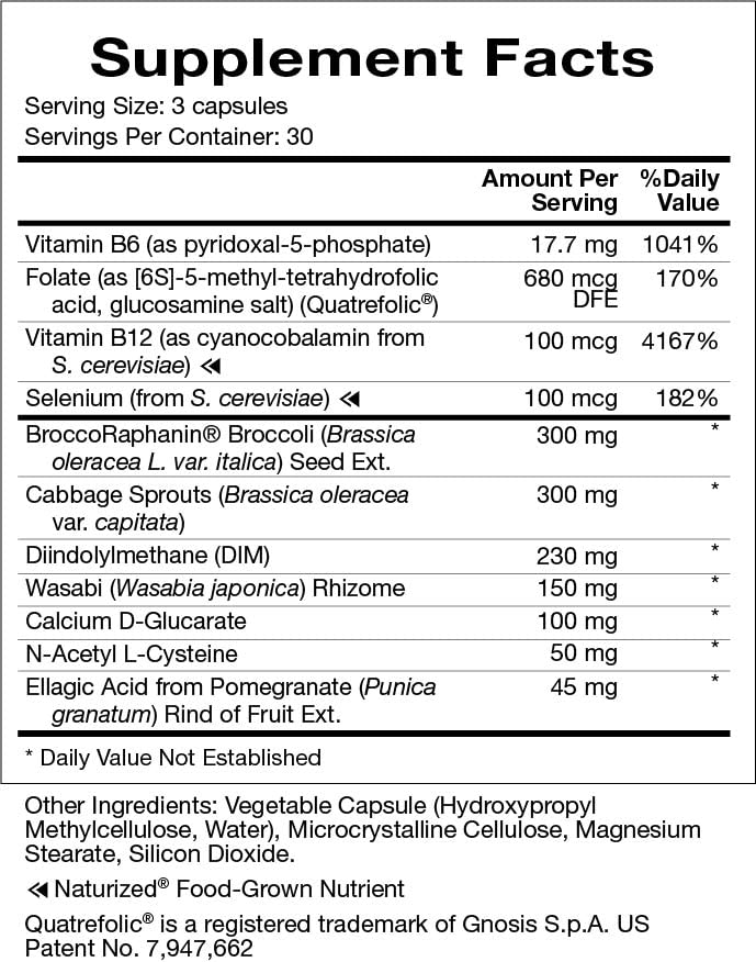 Natura Health Products Cell Guardian Supplement - Targets Cell Protection & Detoxification - Featuring Broccoli Seed Extract, Cabbage Sprouts, Diindolylmethane (DIM), & Wasabi (90 Capsules) - TrustMedUSA