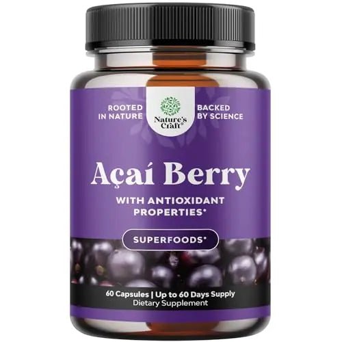 Natural Acai Berry Weight Loss Supplement Detox Products Antioxidant Superfood - TrustMedUSA