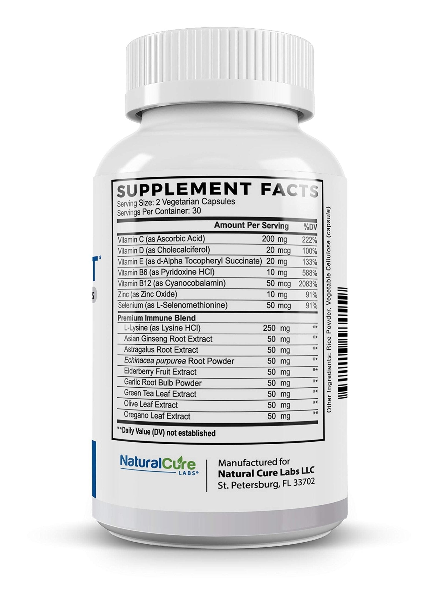 Natural Cure Labs Premium Immune Support - TrustMedUSA