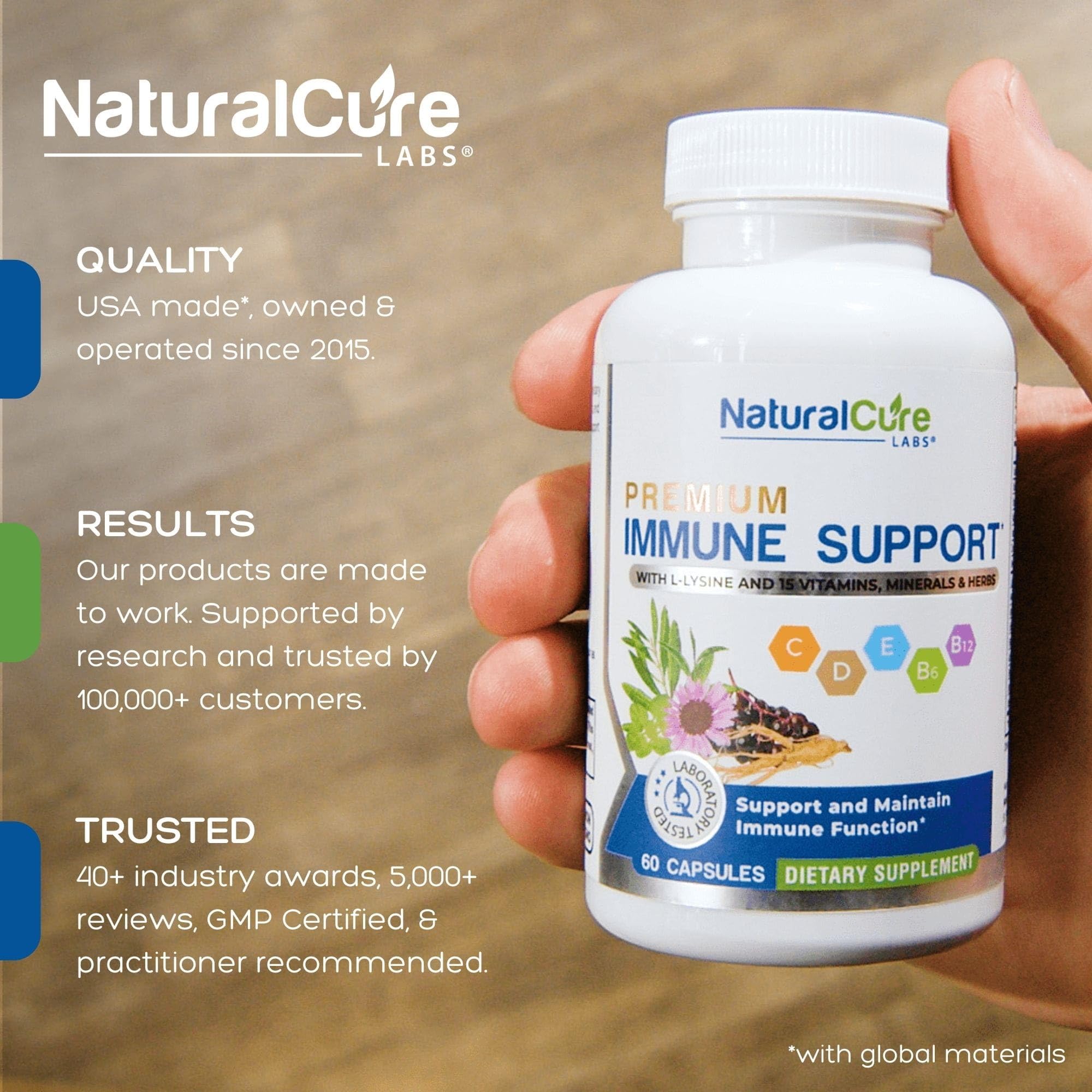Natural Cure Labs Premium Immune Support - TrustMedUSA