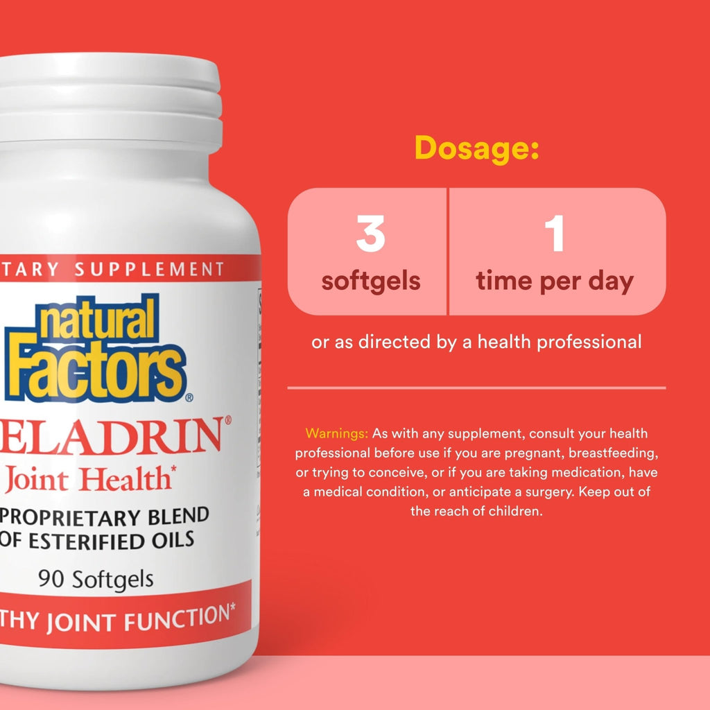Natural Factors, Celadrin Joint Health, Promotes Flexibility, Mobility and Joint Function, 90 Softgels - TrustMedUSA