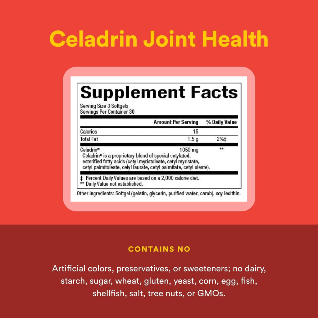 Natural Factors, Celadrin Joint Health, Promotes Flexibility, Mobility and Joint Function, 90 Softgels - TrustMedUSA