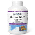 Natural Factors Pharma GABA - Dietary Supplement Supports Calm Sleep & Sleep Quality - Natural, Fast-Working Supplement Aids Focus & Brain Health - 120 Chewable Tablets (60 Servings) - TrustMedUSA
