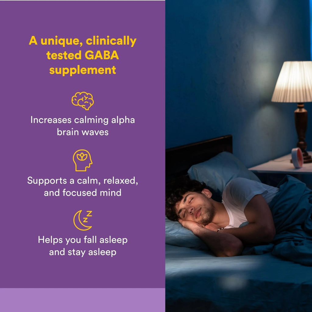Natural Factors Pharma GABA - Dietary Supplement Supports Calm Sleep & Sleep Quality - Natural, Fast-Working Supplement Aids Focus & Brain Health - 60 Chewable Tablets (60 Servings) - TrustMedUSA