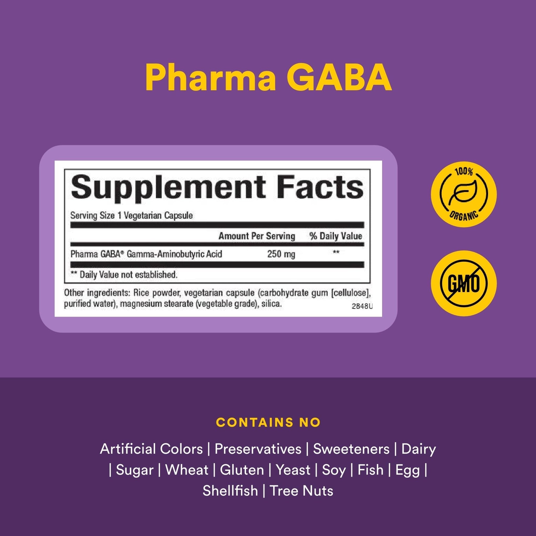 Natural Factors Pharma GABA - Dietary Supplement Supports Calm Sleep & Sleep Quality - Natural, Fast-Working Supplement Aids Focus & Brain Health - 60 Chewable Tablets (60 Servings) - TrustMedUSA