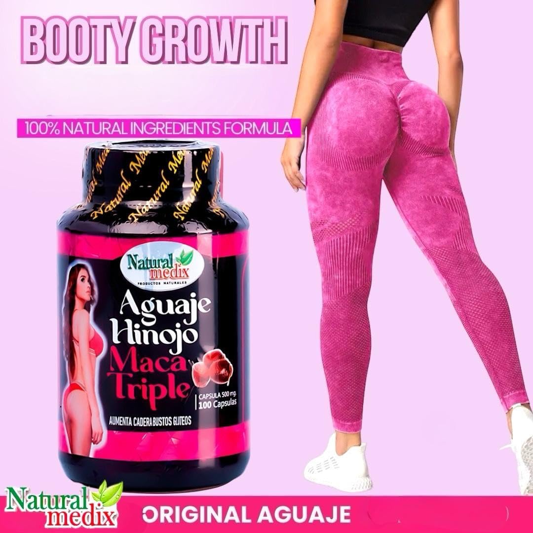 Natural medix Aguaje Hinojo Maca Triple (Maca Root Supplement) Premium 100 Capsules | Premium Botanical Blend for Feminine Balance & Confidence - TrustMedUSA