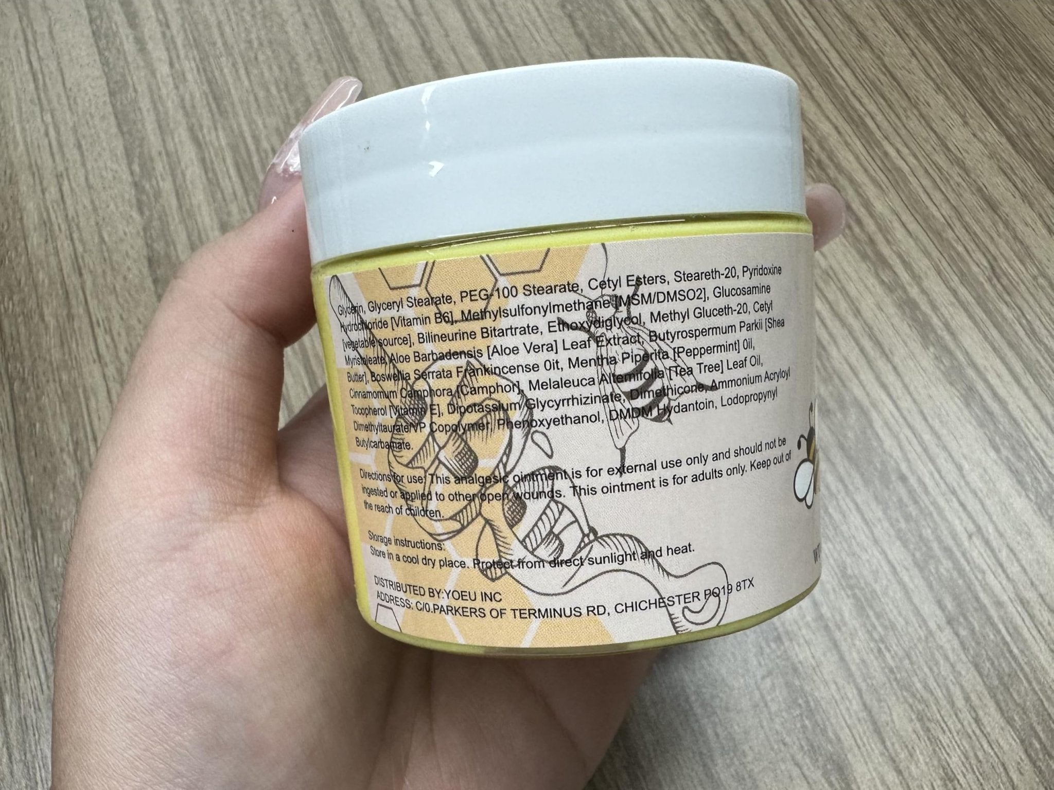 Natural Organic Bee Venom Muscle & Joint Cream, Extra Effective Muscle & Joint Care, for Neck, Hand, Feet, Knee, Muscles, Shoulder, Wrist, Elbow, Ankle, Foot Aches, Arnica, Vitamin B6 - TrustMedUSA