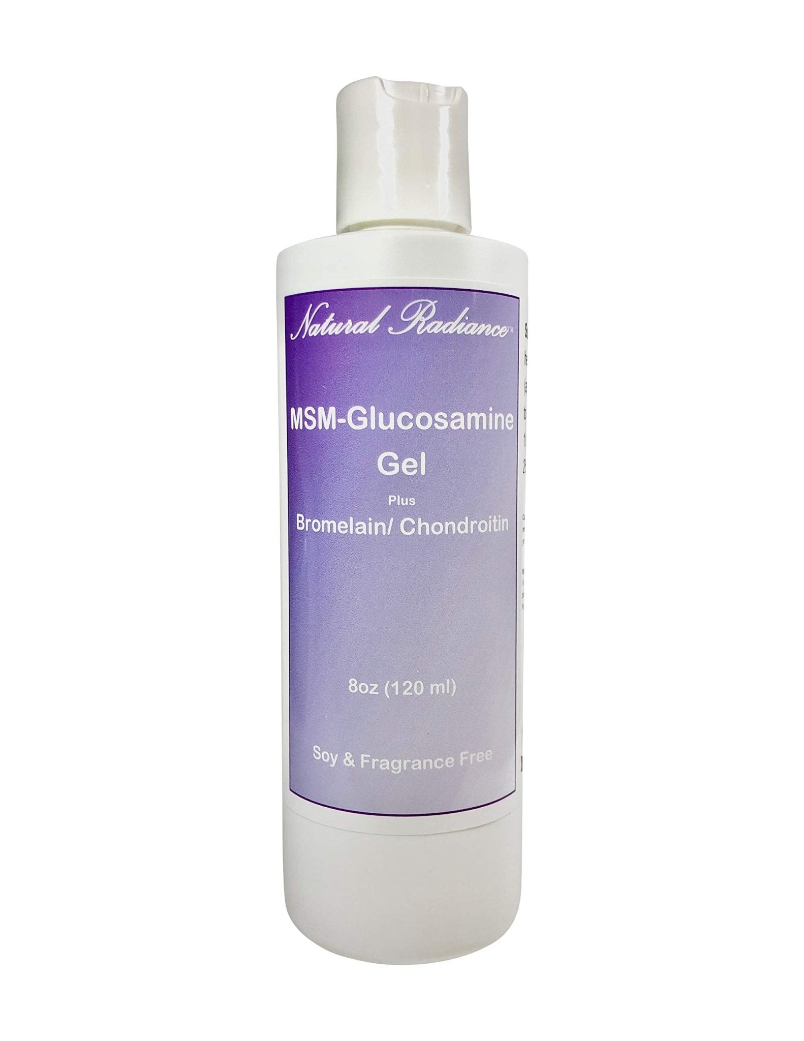 Natural Radiance MSM Plus - Glucosamine Bromelain and Chrondroitin 8 oz. Bottle - Oderless - TrustMedUSA