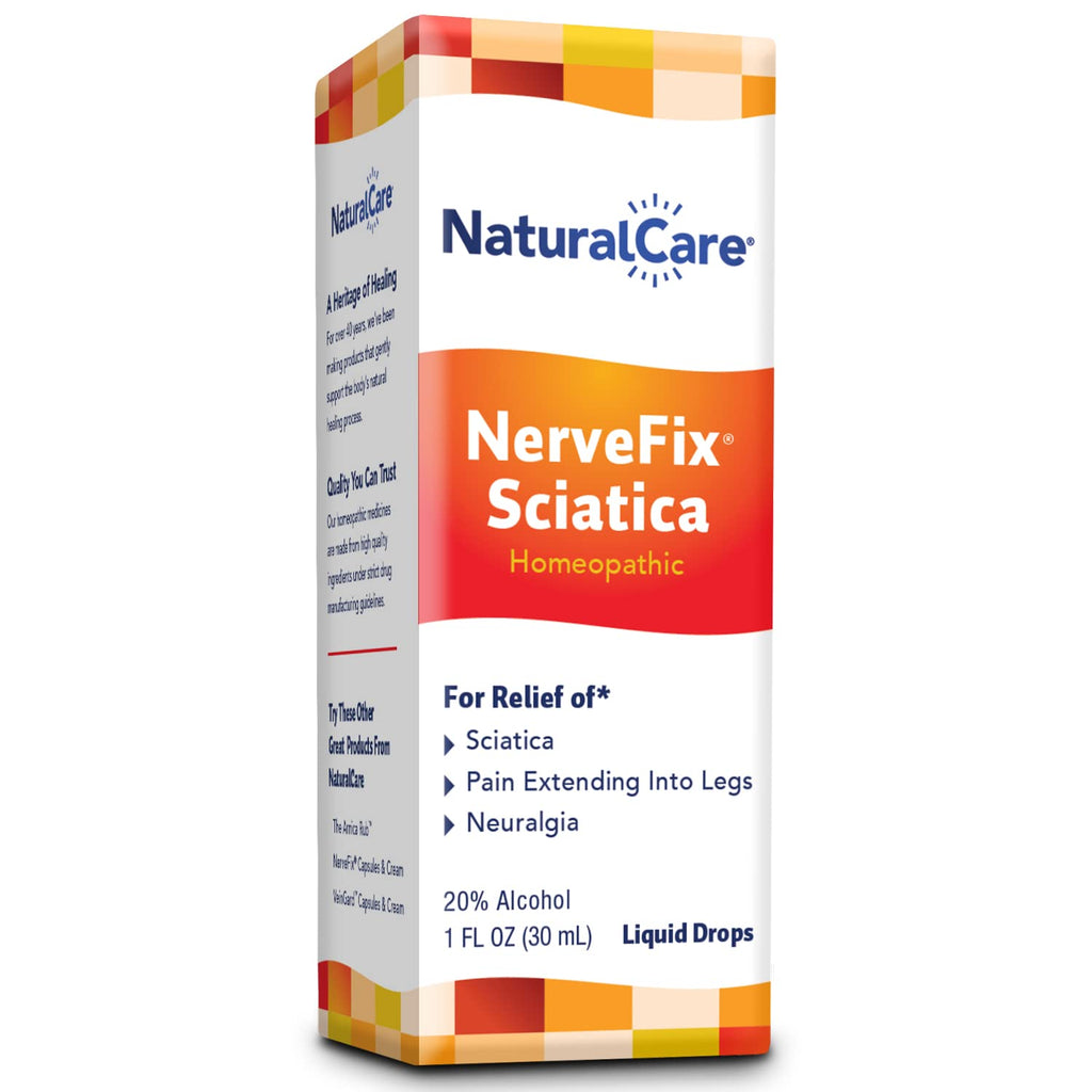 NaturalCare Pain Relief NerveFix Sciatica Neuralgia, 1 oz Liquid Natra Bio - TrustMedUSA