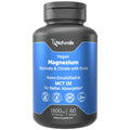 Naturalis Vegan Triple Magnesium Complex | Chelated Glycinate, Citrate & Oxide 1600mg Delivers 250mg Elemental Magnesium | Easily Absorbed for Stress, Muscle, Heart, Bone Support* | 60 Softgels - TrustMedUSA