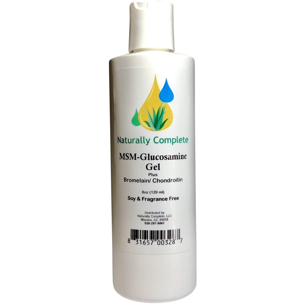 Naturally Complete MSM Plus Glucosamine Bromelain & Chrondroitin 8 oz. Bottle - TrustMedUSA