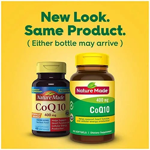 Nature Made CoQ10 400mg, Dietary Supplement for Heart Health Support, 40 Softgels - TrustMedUSA